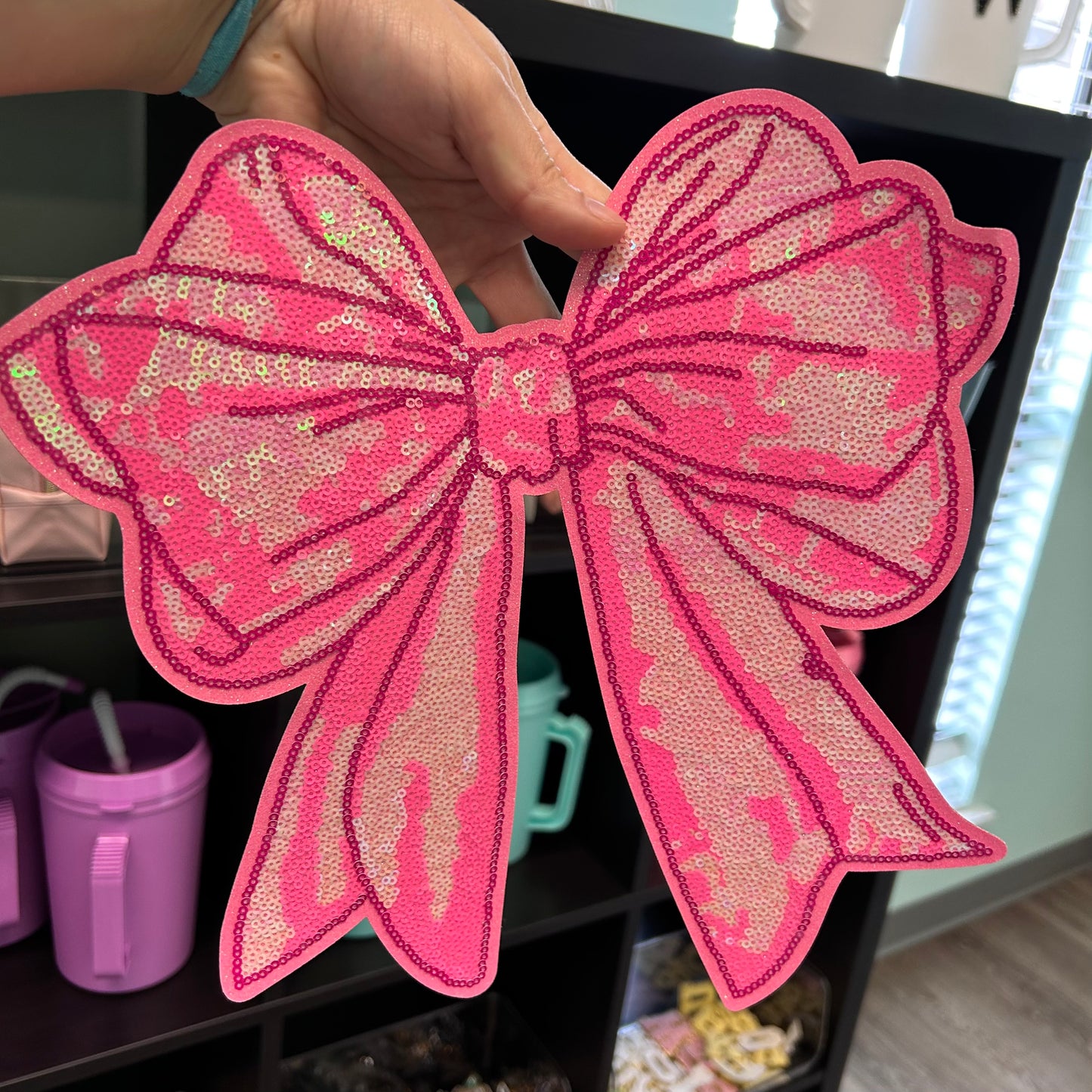 Bow Sequin Patch