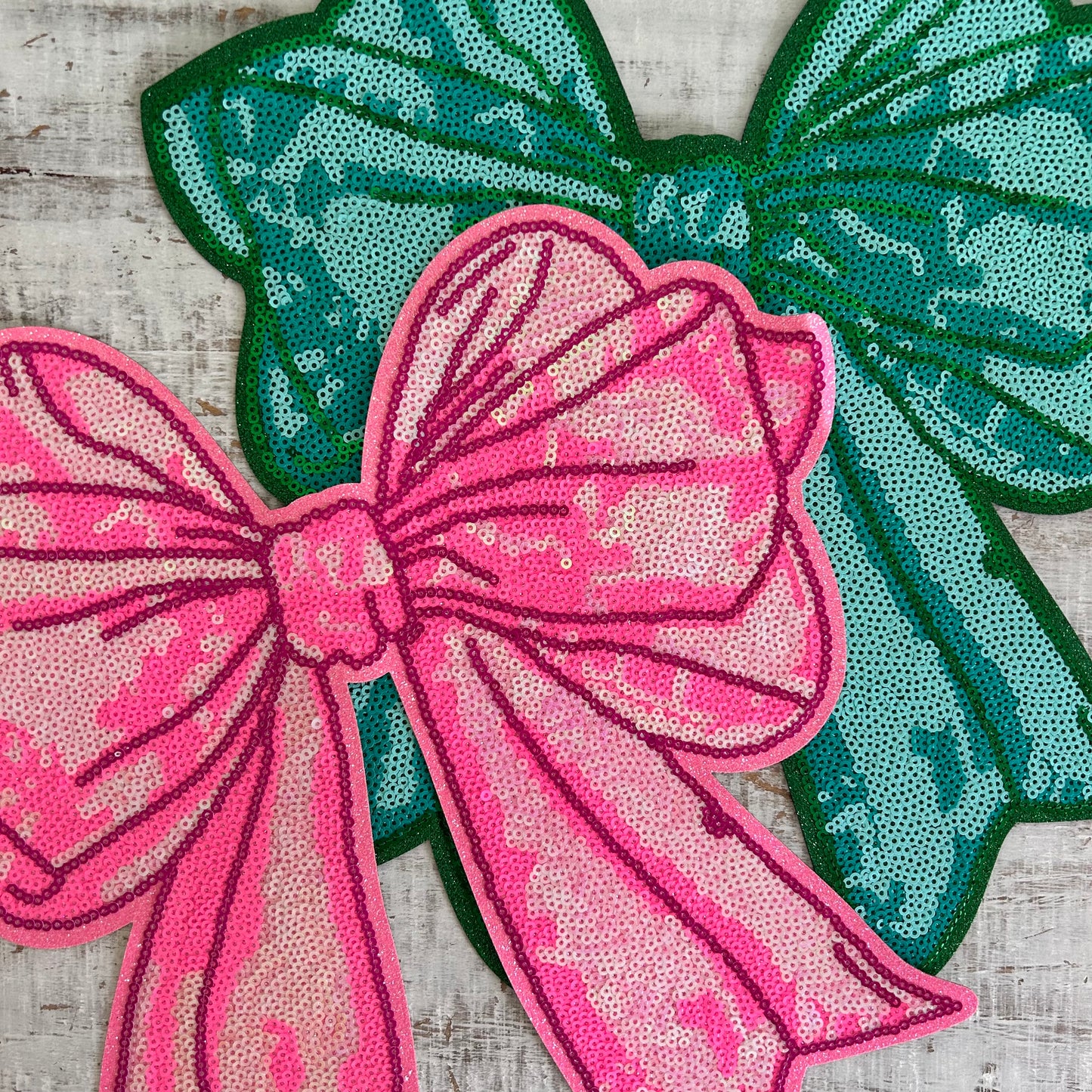Bow Sequin Patch