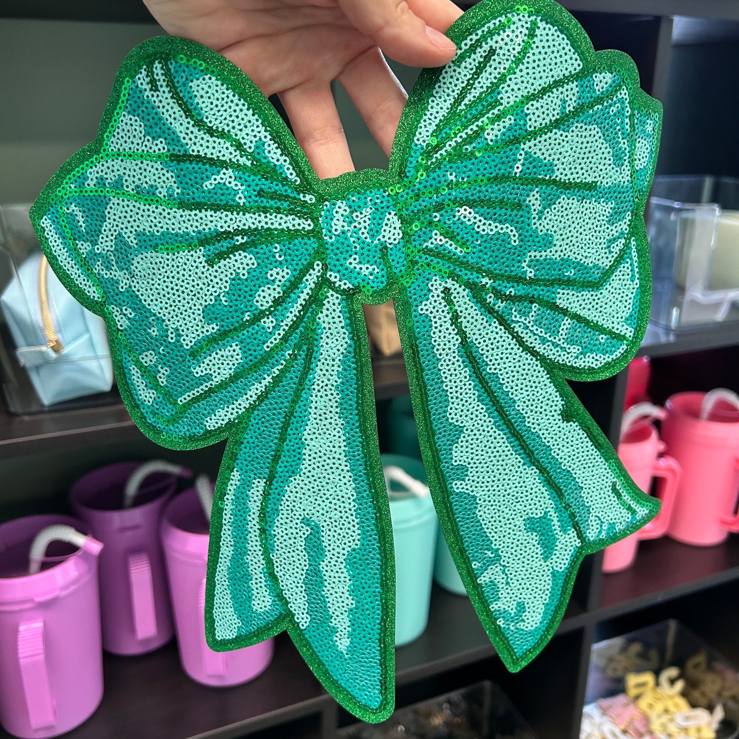 Bow Sequin Patch
