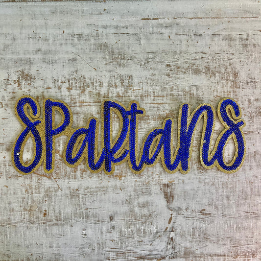 Spartans Sequin Patch